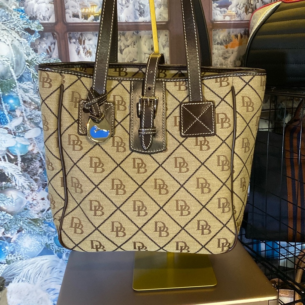 Dooney & Bourke monogram canvas. Great condition!